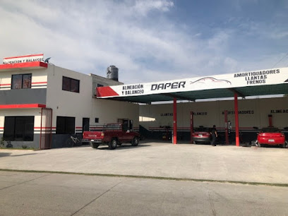 Dirección, horario, teléfono y opiniones de Alineación y Balanceo Daper en San Martín Texmelucan