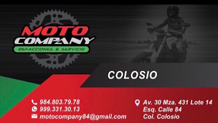 Dirección, horario, teléfono y opiniones de Moto Company en Playa del Carmen