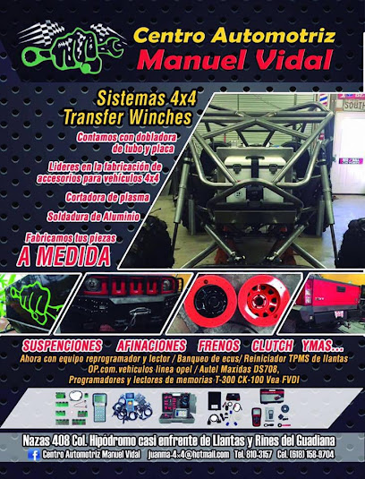 Dirección, horario, teléfono y opiniones de Centro Automotriz Manuel Vidal en Durango
