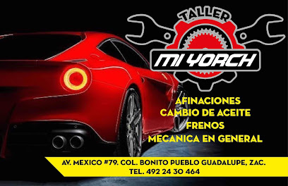 Dirección, horario, teléfono y opiniones de Taller Mecánico Mi Yorch en Guadalupe